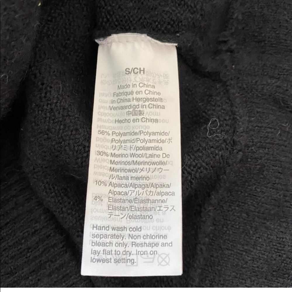 MADEWELL Wrap front pullover sweater w cozy yarn! - Picture 3 of 6